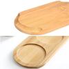 2025 New 2/3 Cavity Bamboo Salt Pepper Shaker Stand Tea Tray Kitchen Storage Holder Trays Kitchen Storage Holder Home Decoration