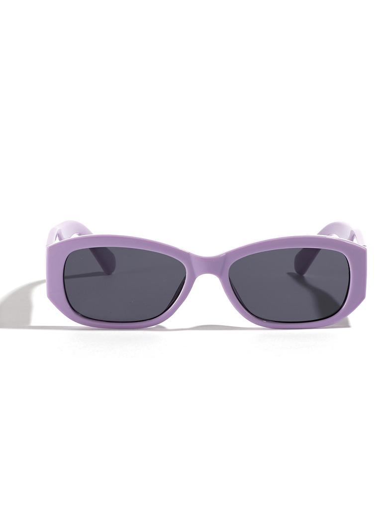 Glasses Retro Large Frame Purple Sunglasses Men'S Square Sunglasses Women'S