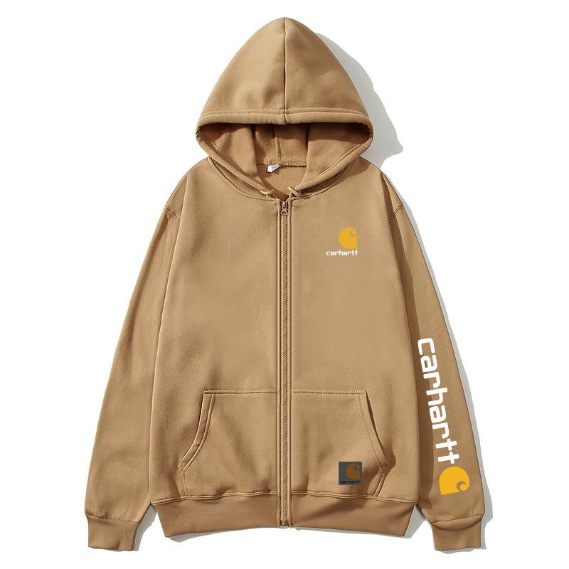 Carhartt Print Reißverschluss Hoodie für Damen & Herren: Trendige Herbst-/Winter-Oberbekleidung