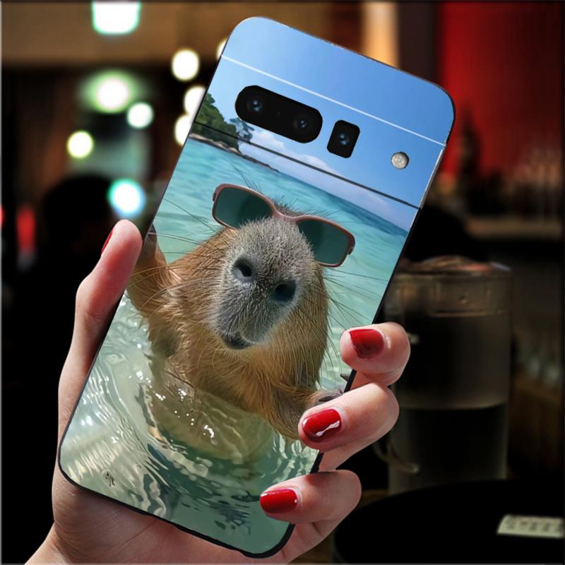 

Animal Capybara Carcasa Funda Phone Case For Google Pixel 10 9 Pro XL 9A 8 7 6 Pro Pixel 8A 7A 6A Pixel 8 7 6 5 Case Google Pixel 7a