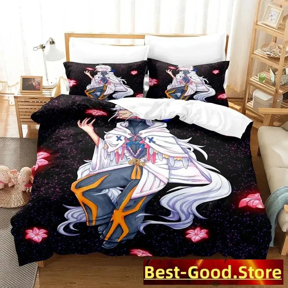 Fate Grand Order, Merlin Bedding Set Printed Bed Set With Pillowcase Duvet Cover Soft Single Double Queen Super King Size