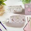 1 Pc Cute Bear Prints Pencil Case Pen Bag Large-capacity Student Stationery Storage Bag Portable Fashion Girly Cosmetic Bag