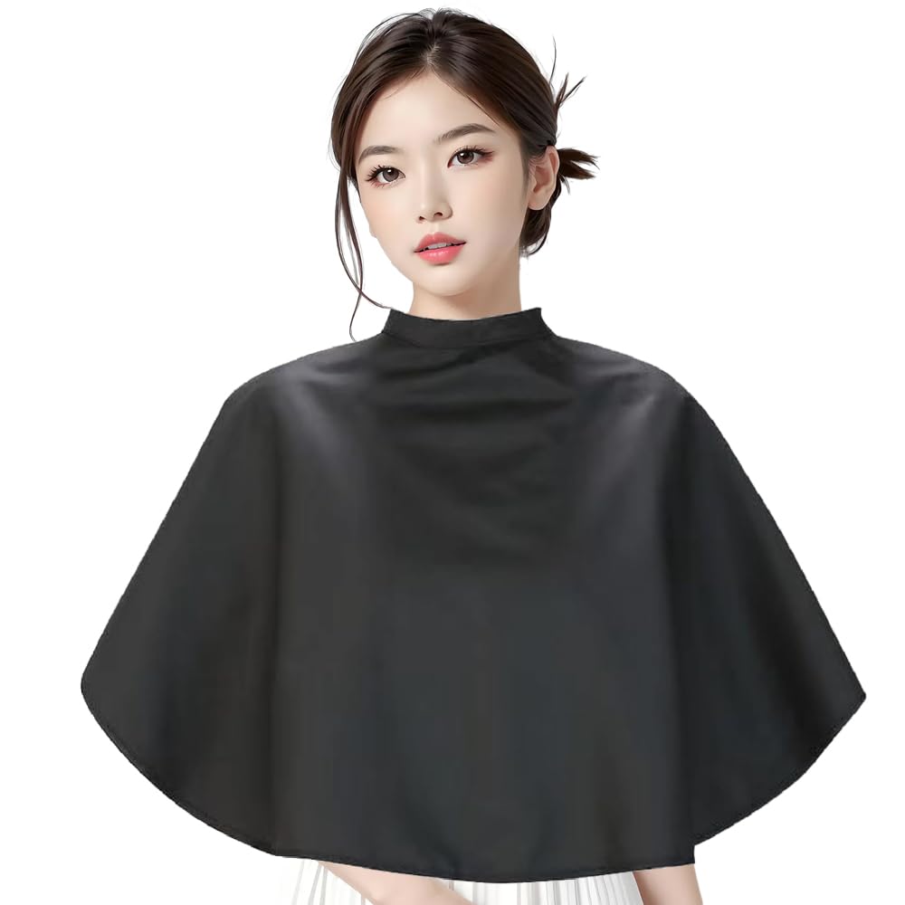 KEAIDUO Haircut Hairdressing Hairdressing Cape for Barber and Home Suitable for Adults and Haircutting Hair 80cm x Easy to Put on and Take Fits Neck