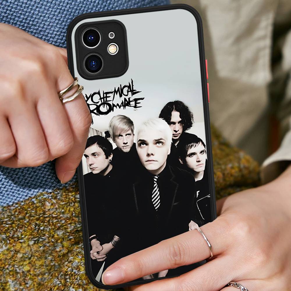 My Chemical Romance Rock Band Matte Protective Case For IPhone 16 15 14 13 12 11 Pro Max X XS MAX Protection Case