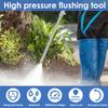 Car Washing Hydro Jet High Pressure Power Washe,Jet Nozzle for Garden Hose Washer Wand with 2 Nozzle Leakproof Cleaning Sprayer