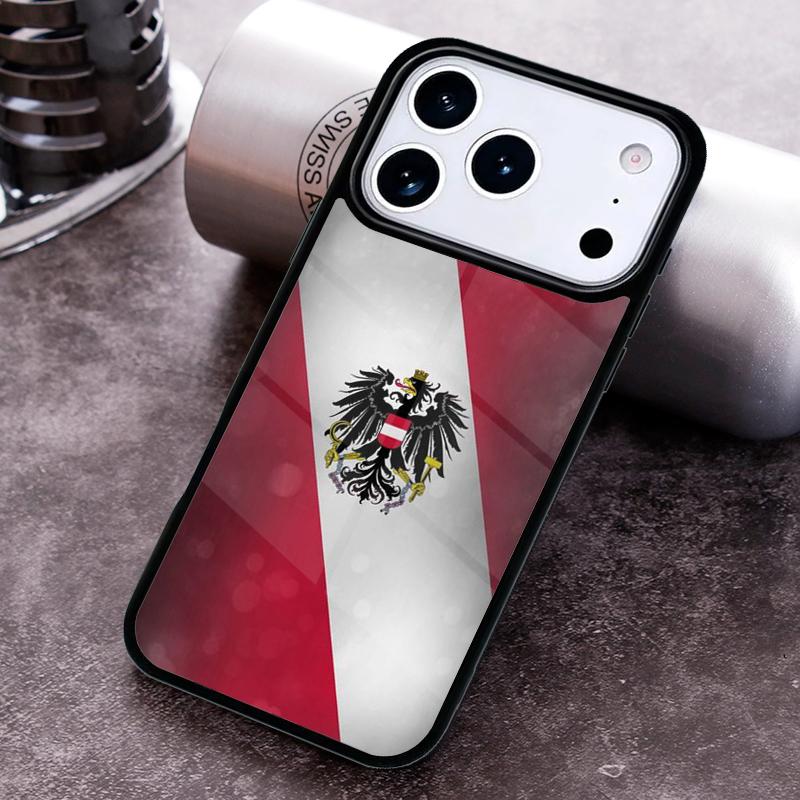 

Austria Flag Phone Case For iPhone 17 16 15 14 13 12 11 Pro Max Plus 17Air Soft Silicone Cover iPhone17 Pro Max