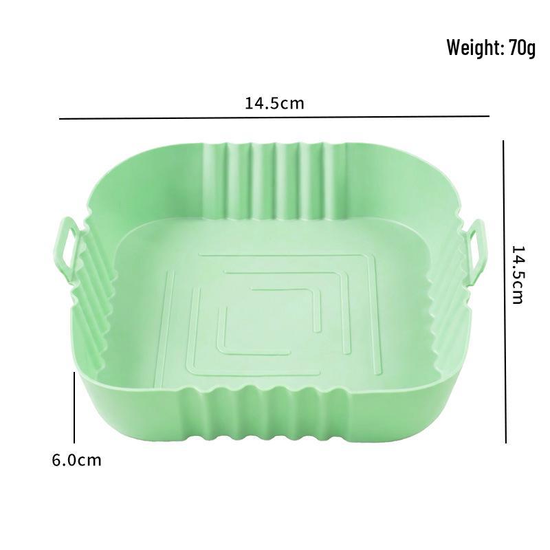 Silicone Baking Pan - High Heat Resistant, Easy to Clean, Round Mold for Air Fryers