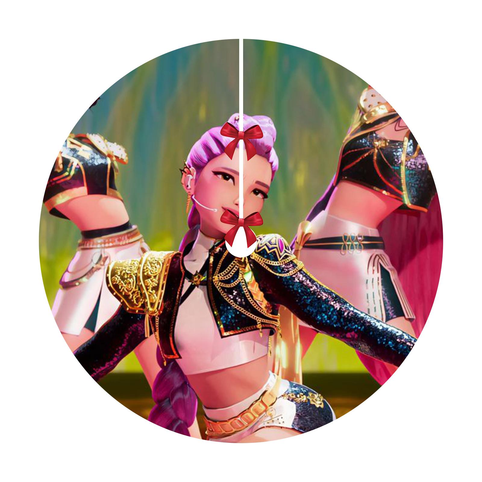 

Christmas Tree Skirt Decoration For Home Xmas Tree Decorations Skirt Ornament Festive Holiday Party Decorations Indoor Outdoor One Size