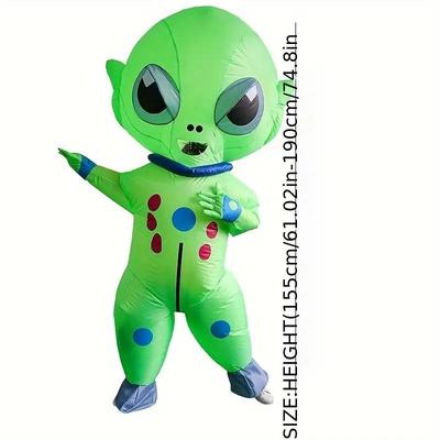 Funny Big-headed Alien Inflatable Costume, Adult