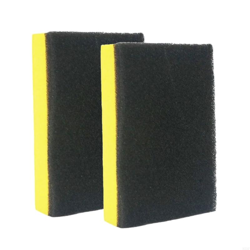 2025 New Universal Vehicle Waxing Pad Sponges Car Ceramic Coating Applicator Sponge Automotive Detailing Sponge Block Pack of 2