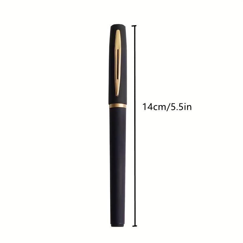 1 Pen+10 Replacement Refills, Ballpoint Pen for Daily Office and Study Writing, Simple Style Gel Pen (black Ink)