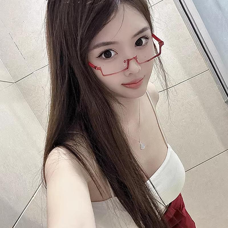 Anime Karakter Cosplay Halve Rand Bril Bril Accessoires Bril Decoratie Bril Hottie Feest Bril