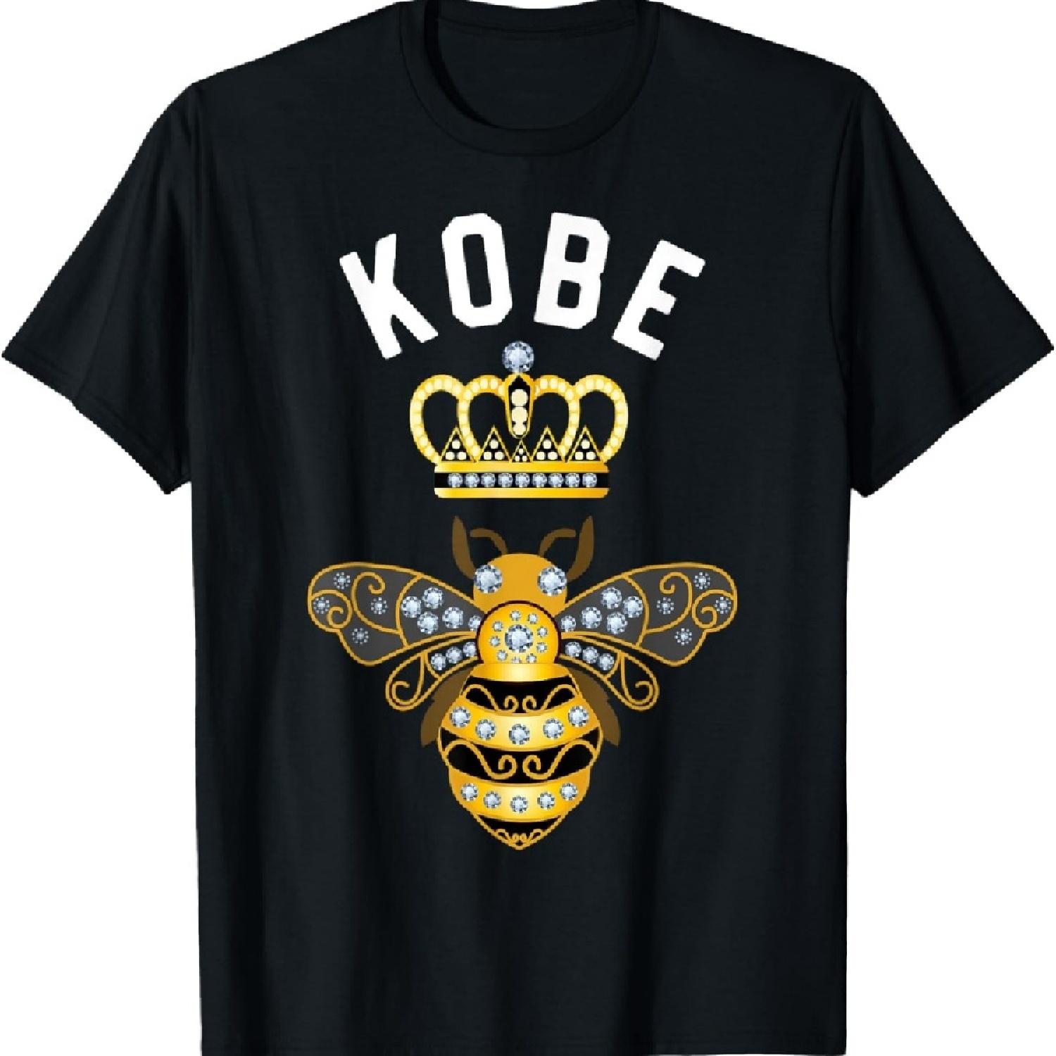 

Имя Кобе Подарки на день рождения Кобе Корона королевы Пчела Футболка Кобе XXXXXL чёрный