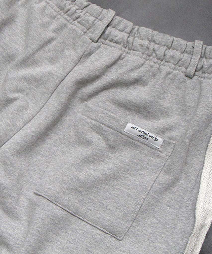 Keuligeon Wide Track Pants Max Over Fit Melange Gray