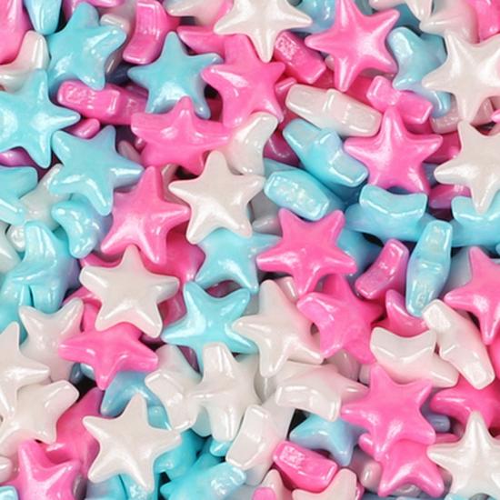 Decorações de Bolo de Pérolas de Açúcar Brancas, Douradas e Prateadas - Bolinhas Redondas para Confeitaria, Sorvete e Panificação - Pérolas de Açúcar Coloridas Mistas em Forma de Agulha.