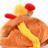 Roztomilé klobouky s krůtou na Den díkůvzdání Pohodlné měkké Dlouhonohý klobouk s krůtou Kreativní Unisex Klobouk na focení pro hraní rolí Cosplay