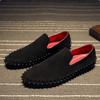 Fashion Personalized Foot Set Loafers Willow Spikes Men's Studded Leather Shoes Korean Hair Stylist Bean Shoes Handmade Dress Shoes A8