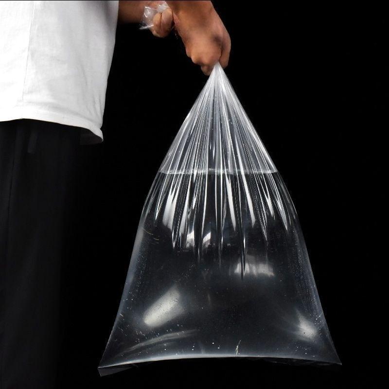 Multiple Sizes Flat Plastic Bags Thick PE Transparent High-pressure Packaging Pocket Moving Packing Bags Dustproof and Moisture-proof Feed Box Lining