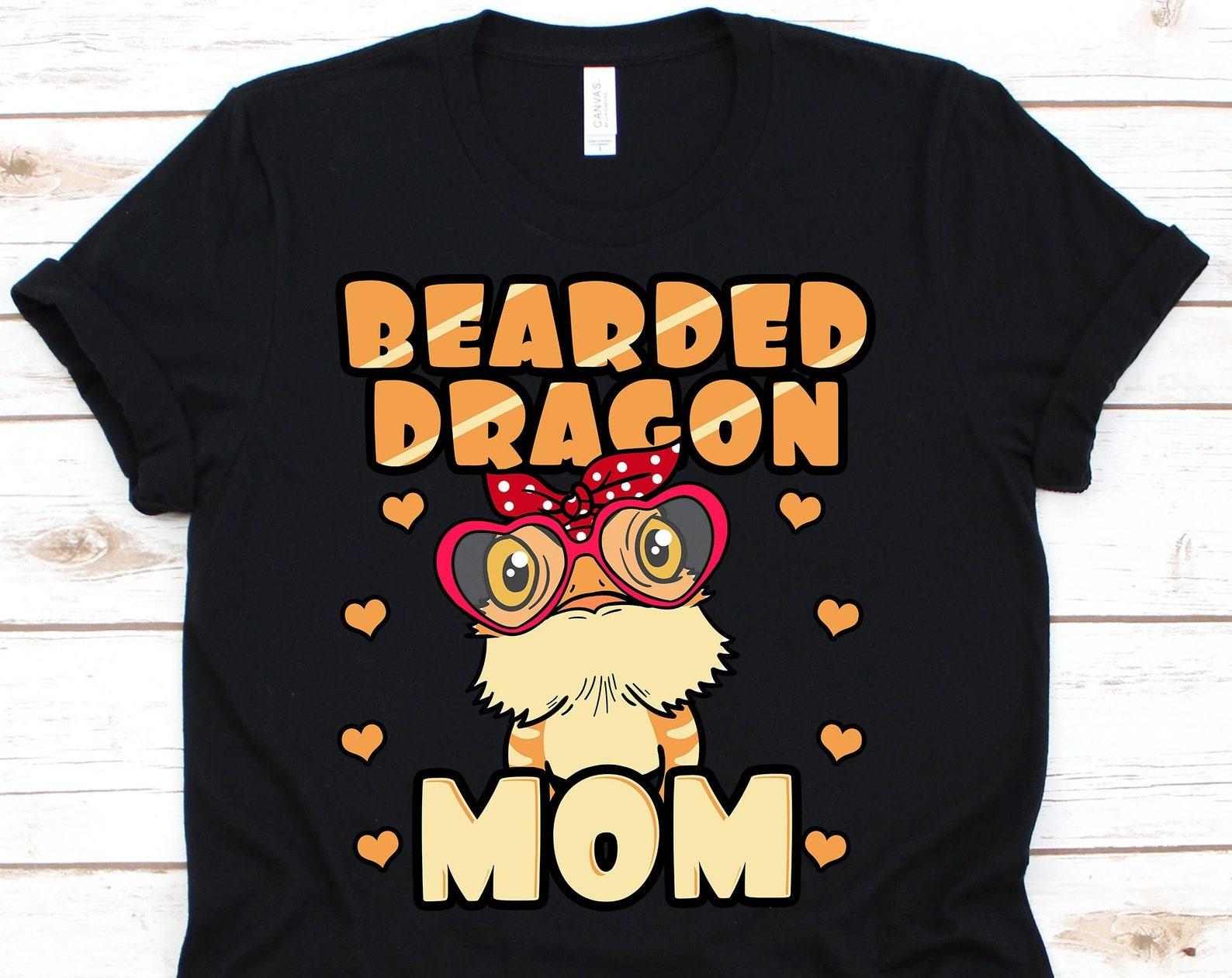 Bearded Dragon Mom Shirt, Bearded Dragon, Gecko, Mom, Mothers Day Gift, Mothers Day Shirt, Mothers Day, Mom Shirt L