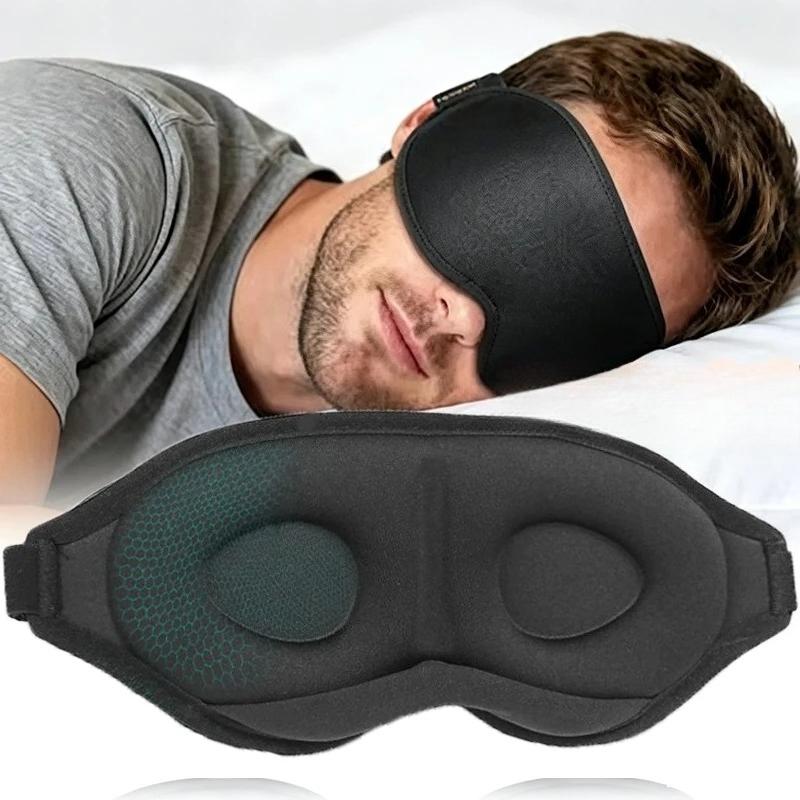3D Full Shading Sleep Mask Relaxing and Zero Pressure Soft and Breathable Nap Mask To Relieve Eye Fatigue