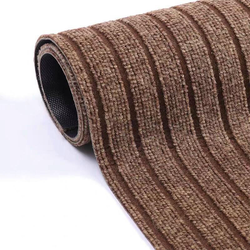 

ПВХ Двухполосный Противоскользящий Придверный Коврик: Впитывающий коврик для пола для гостиниц, кухонь и ванных комнат. 120x180 cm