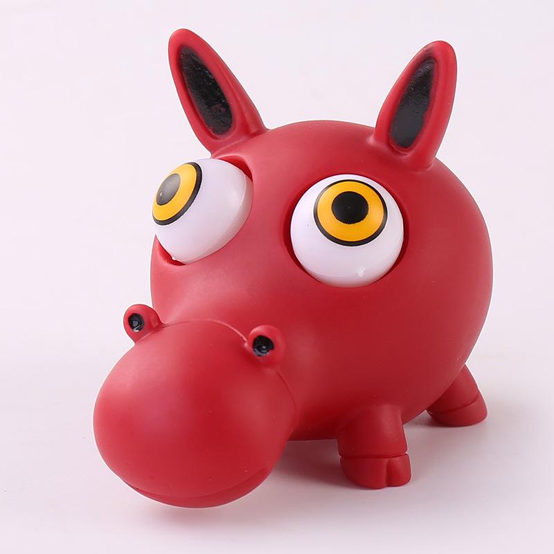 Animal de Peluche Suave Lindo Bola Antiestrés Aprieta Guiño Muñeco de Ventilación Juguetes Abraact Suave Pegajoso Squishi Juguetes para Aliviar el Estrés Regalo Divertido J79