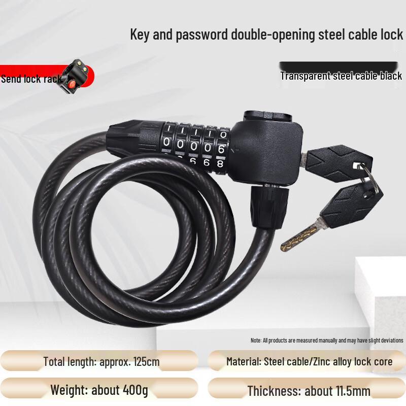 Lishi Dual-Open Portable Bicycle Security Lock