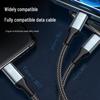 LICHEERS Cablu de încărcare rapidă retractabil 3 în 1 (2 pachete)