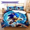 Set Copripiumino Trapuntato con Fantasia Riccio Blu Federa Decorazione per la Casa Regalo (1 * copripiumino + 2 * federa, senza nucleo)