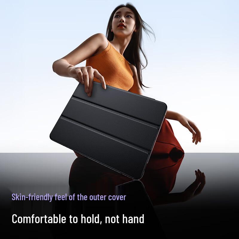 ShineMore Transparent Acrylic iPad Case with Pen Slot