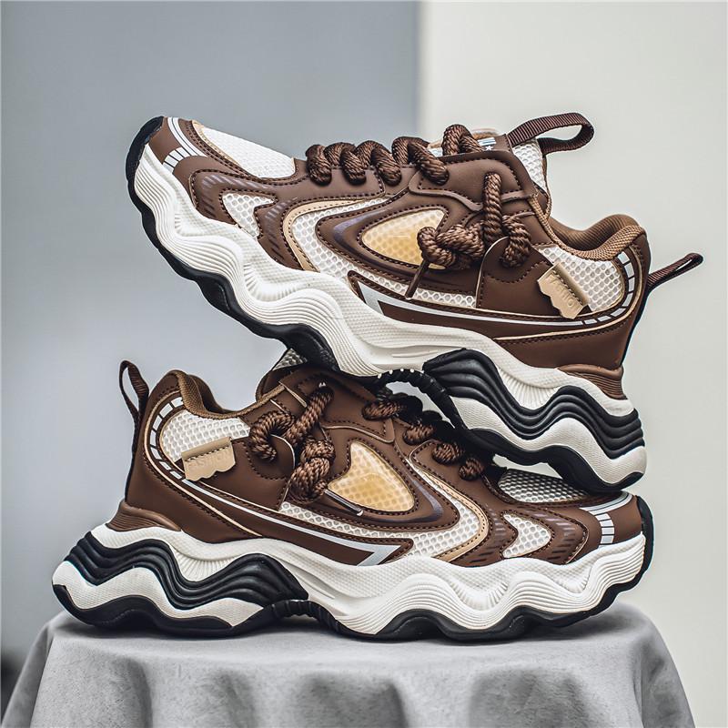 Fashion Platform Sneakers for Men Fashion New Casual Shoes Luxury Tennis Shoes for Men Breathable Sport Running Shoes Zapatillas Hombre