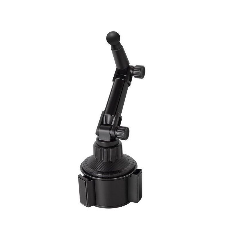 Universal Car Drink & Phone Holder with 17MM Ball Head and Extension Rod