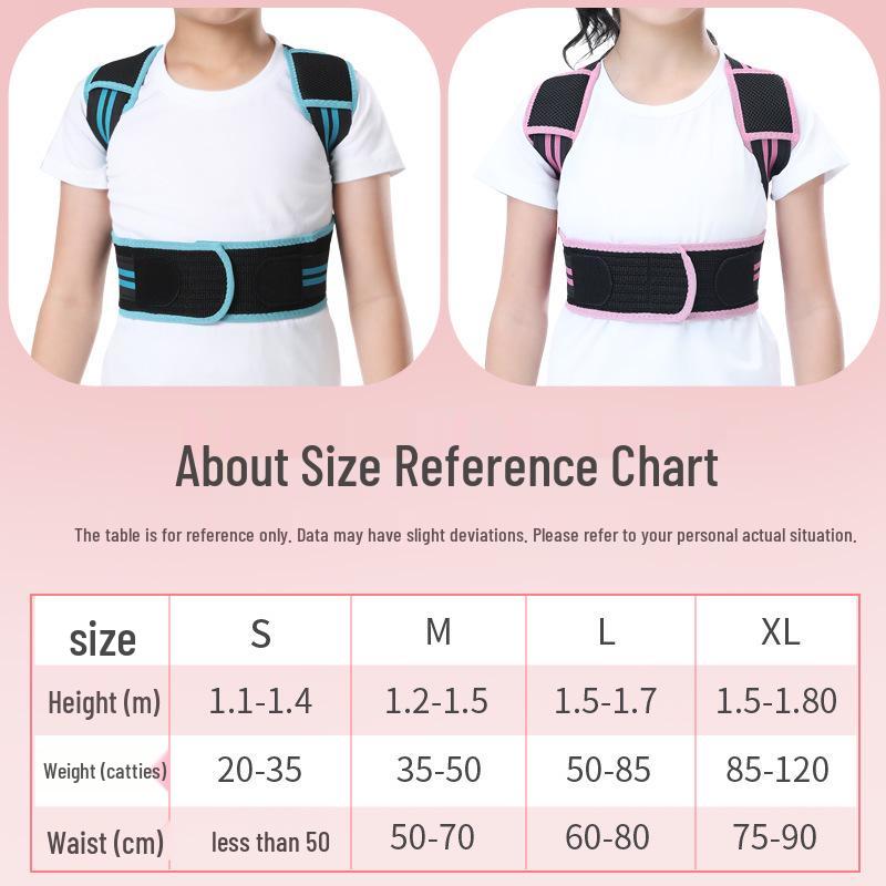 Posture Corrector Belt for Students and Adults - Anti-Choke Back Support for Men, Women, and Children