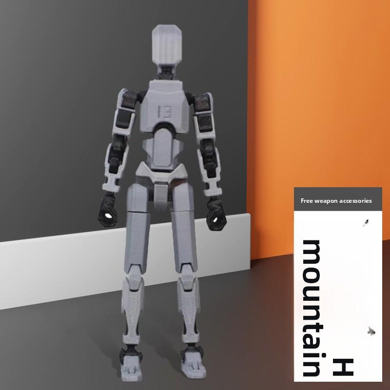 

Фигурки Лаки 13 с подвижными суставами для детей, сборные модели для снятия стресса, игрушки для возраста 7-14 лет серый