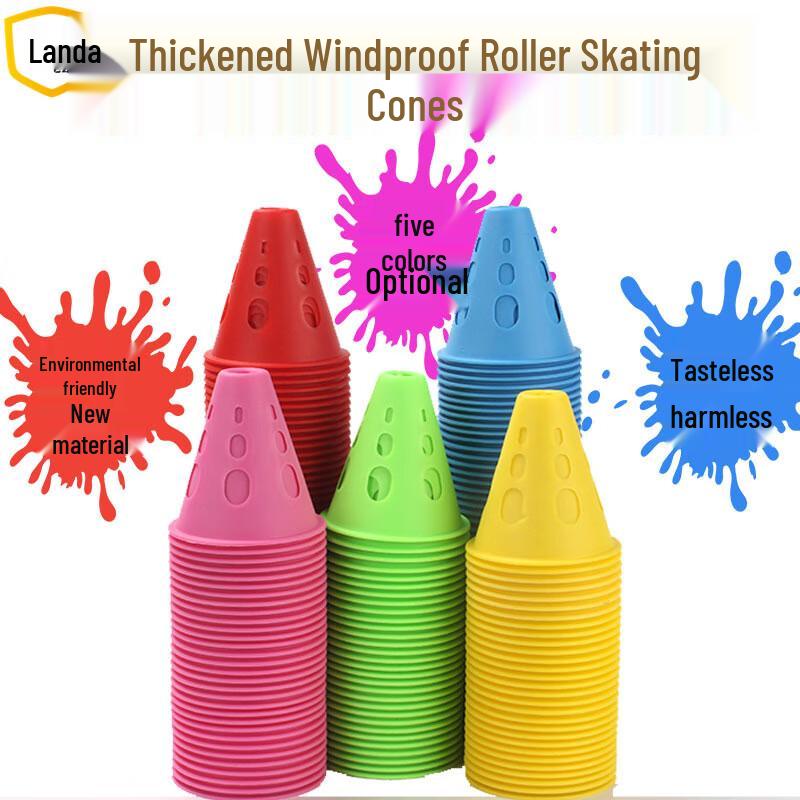 

Landa Roller Skating Slalom Cones 100-Pack