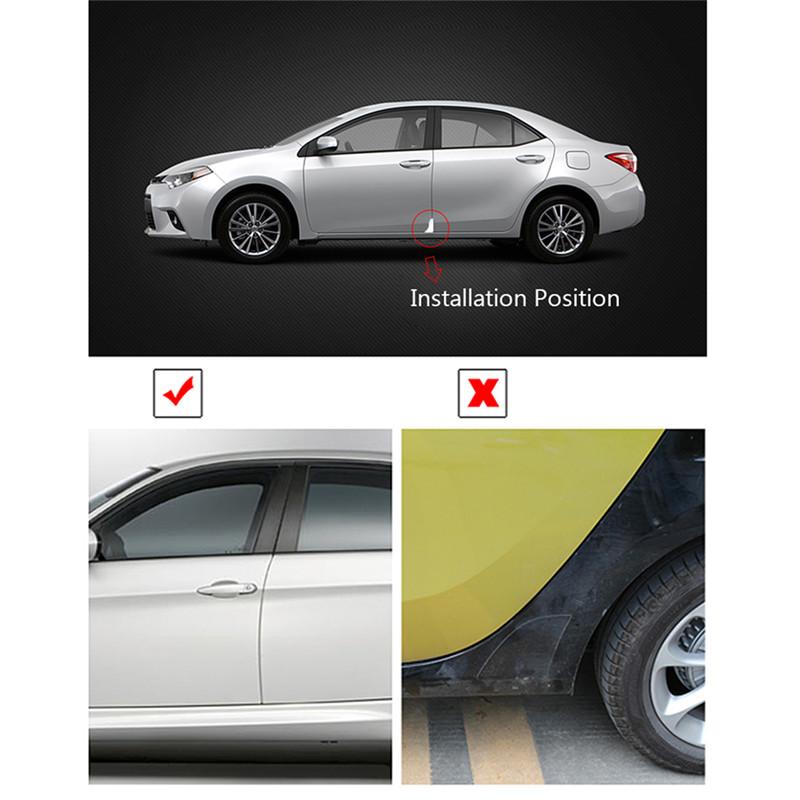 2 buc. Husa de protecție din silicon pentru colțul ușii din față cu unghi de 90 de grade Bara de protecție automată anti-zgârieturi Anti-coliziune