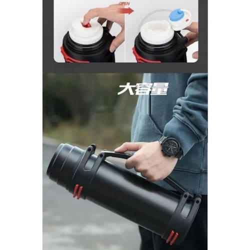 Magihand Water Bottle, Adult, 4 Liter Capacity, 4L, 3L, 2.5L, 2L, 1.5L, 1.2L, One-Touch Operation, Vacuum Insulated, Keeps Hot or Cold, Sports Jug, Fi