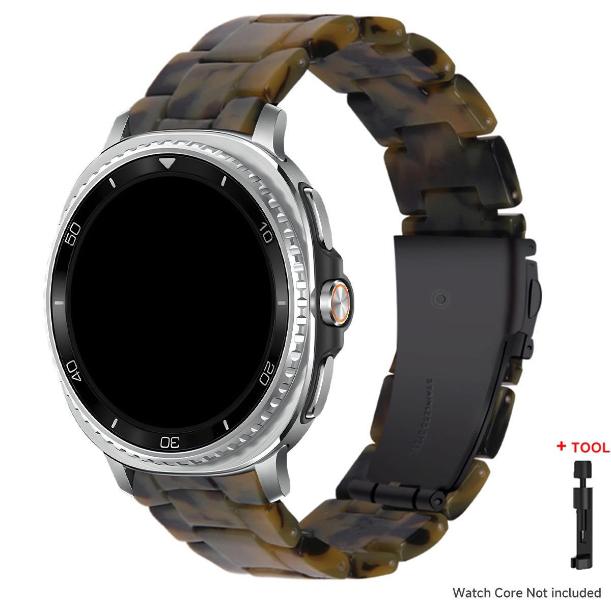 

Resin Band for Samsung Galaxy Watch 8 40 44MM/8Classic 46mmTransparent Strap Women Bracelet for galaxy Ultra 2025/7 47mm Correa for galaxy ultra47mm