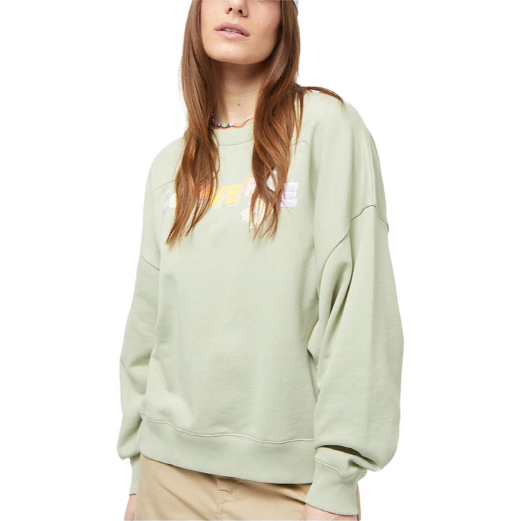 Converse Sweatshirt Women s Light Green 10025069-A02 M