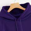 Women's Pullover Sweatshirt Casual Long Sleeve Hooded Solid Color with Pocket