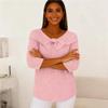 2025 Autumn/Winter Solid Color Bow Knit Sweater - Versatile Casual Women's Fashion