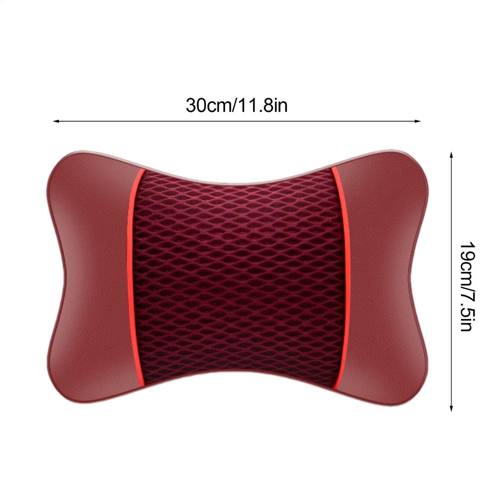 Elastyczny Oddychający Skórzany Zagłówek Dwustronny Samochodowy Ciężarowy Wnętrze Zagłówek Poduszka Podpierająca Szyję Wygodny Uniwersalny Zagłówek