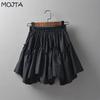 Fluffy Short Skirt Spring Summer All-match Sweet Skirt Women's High Waist A-line Skirt