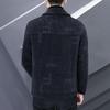 Herren Wollmantel mit Fleece, Herbst/Winter Neuer Stil, Lässige Kurze Reversjacke
