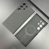 Magnetic Aramid Carbon Fiber Phone Case Cover On For Samsung Galaxy S23 S24 S25 S26 Ultra Plus FE 5G S 25 26 Magsafe Macsafe