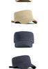 Men's Fashionable Cotton Duckbill Cap - Flat-top, Korean Style Military Hat for Spring/Autumn, Outdoor Sun Protection and Sport.