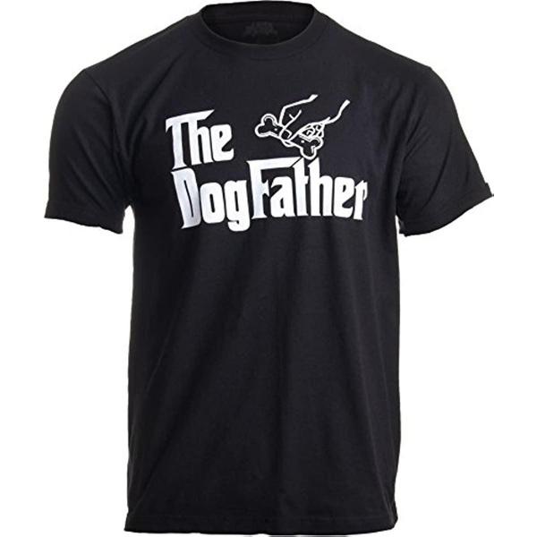 The Dogfather Dog Lovers Funny Summer Humorous Man T Shirts S разноцветный