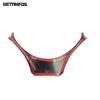 Steering Wheel Cover Molding Trim For Toyota CHR C-HR 2016-  Carbon Fiber Frame Sticker Interior Accessories Car Styling