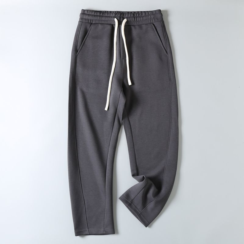 Designer-Style Export Original Cargo Pants, American-Style Lyocell Tencel Cotton Blend, Loose Straight-Leg Casual Sweatpants for Men