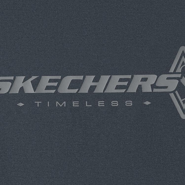 Skechers Classic Series Comfortable Moisture-Wicking Round Neck Knitted Short Sleeve Quick-Dry T-Shirt Men Tops L226M035-0620